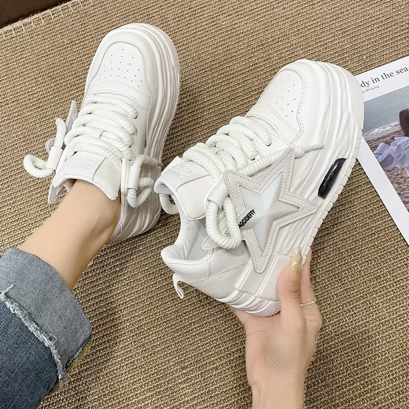 Star Designer Lightweight Sports Shoes - Platform Anti-Slip Sneakers