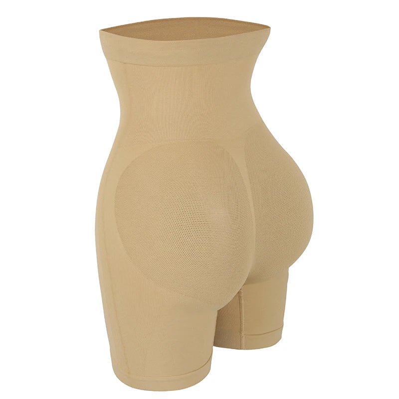 High Waist Body Shaper Shorts - Butt Lifter Mesh Buttock Enhancer