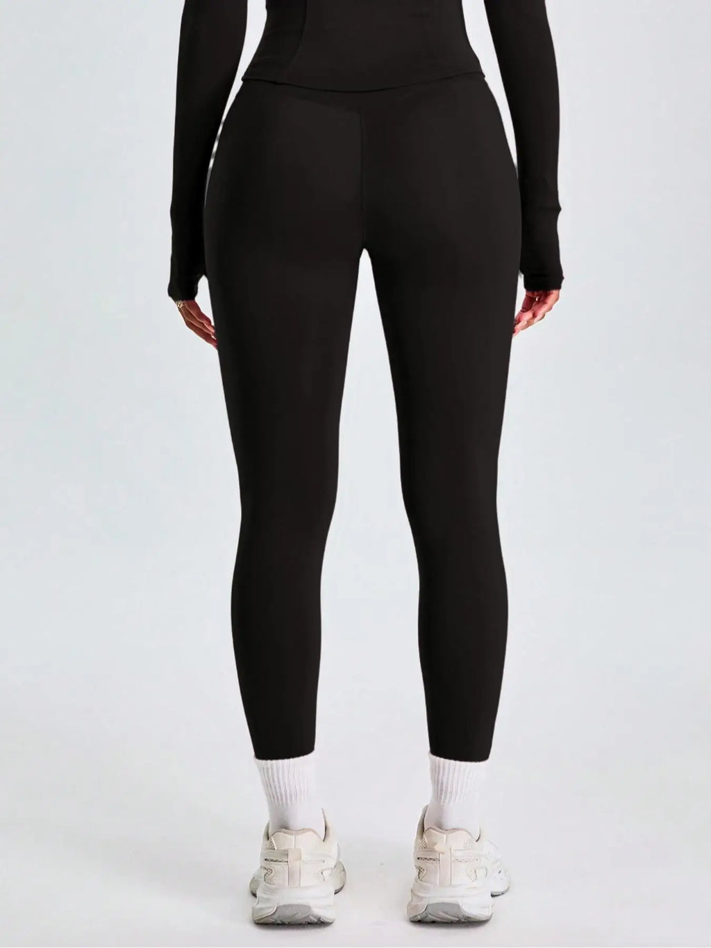 Fitfemme Two-Piece Sports Set - Zip Mock Neck Jacket & Leggings