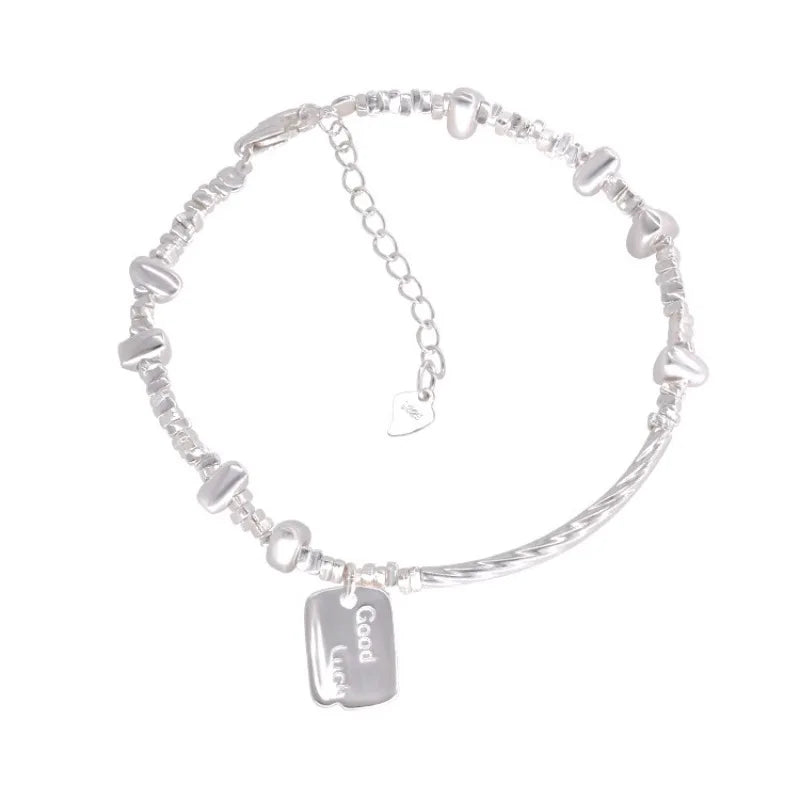 VENTFILLE 925 Sterling Silver Double Layer Pearl Bracelet for Women Girl Design Bead Korean Jewelry Dropshipping