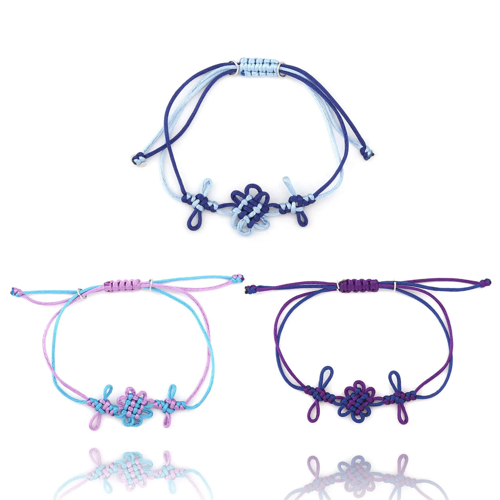 Anime KPop Demon Hunters HUNTR/X Rumi Bracelet Cosplay Props Chinese knot Bracelet Men Women Rope Pendant Jewelry Accessories