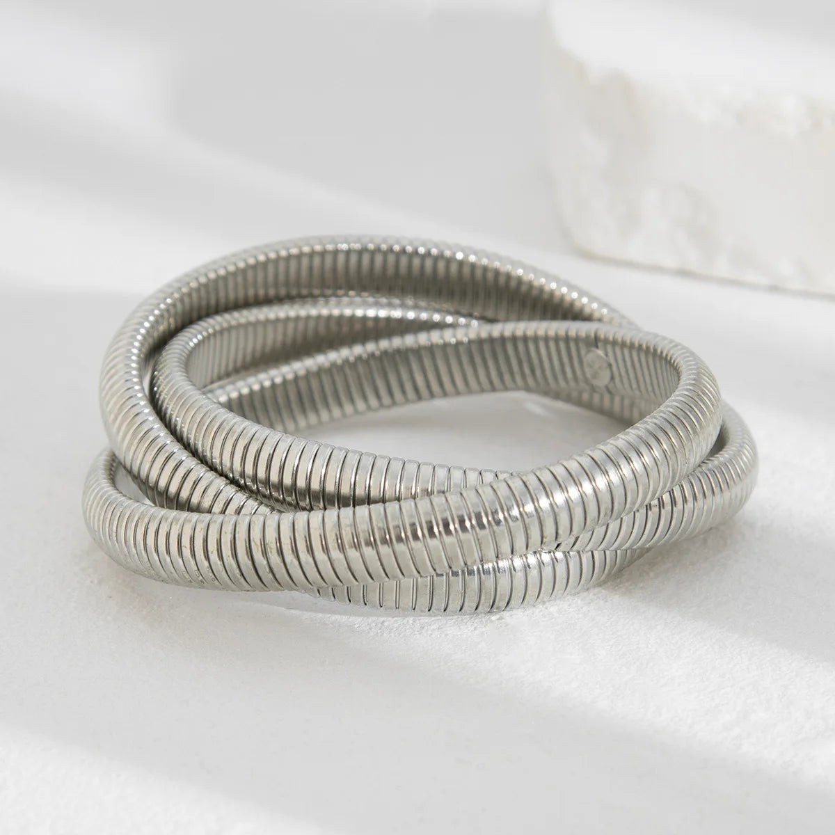 KMVEXO Vintage Layer Geometric Chunky Bangles Gold Silver Color Metal Cuff Open Stacking Bracelet Bangle Streetwear Punk Jewelry