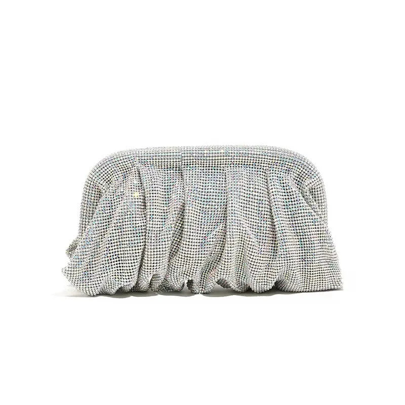 Glamorous Rhinestone Pearl Evening Bag for Women | Elegant Stage Performance Clutch | Sparkly Prom Wedding Party Purse 럭셔리 클러치백