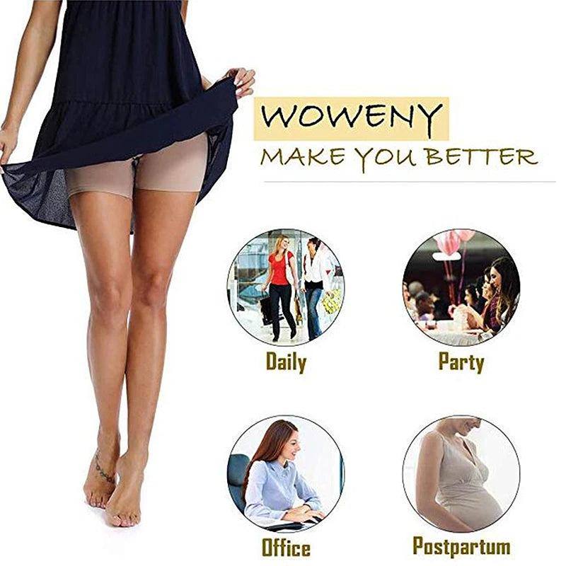 High Waisted Shaper Shorts - Smooth Boyshorts Tummy Control