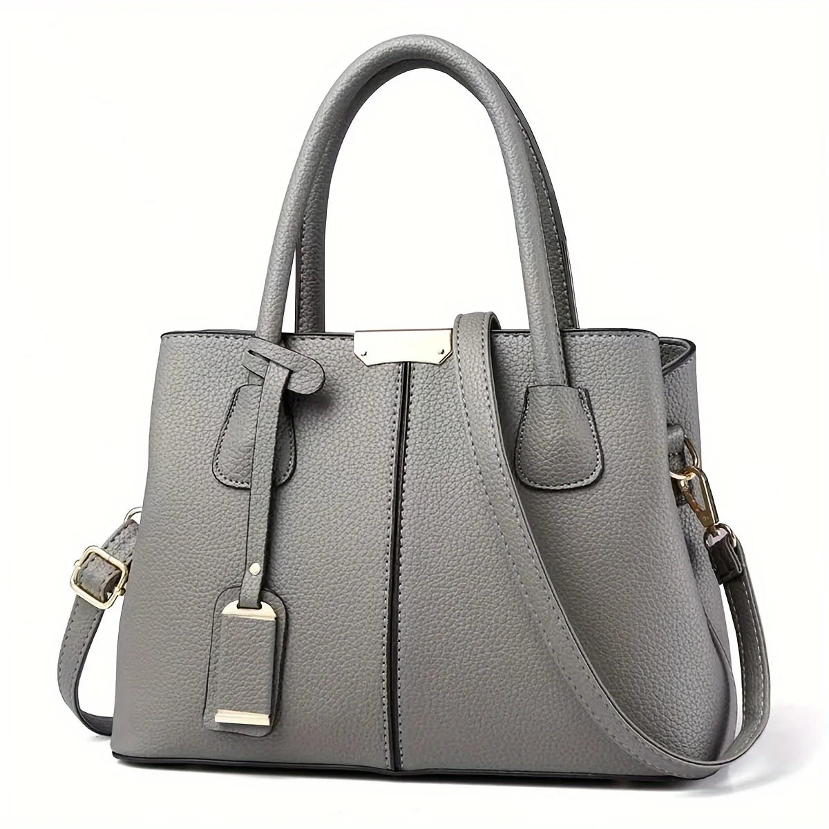 2024 new European and American foreign trade women bag lychee pattern fashion handbag shoulder bag oblique span bag