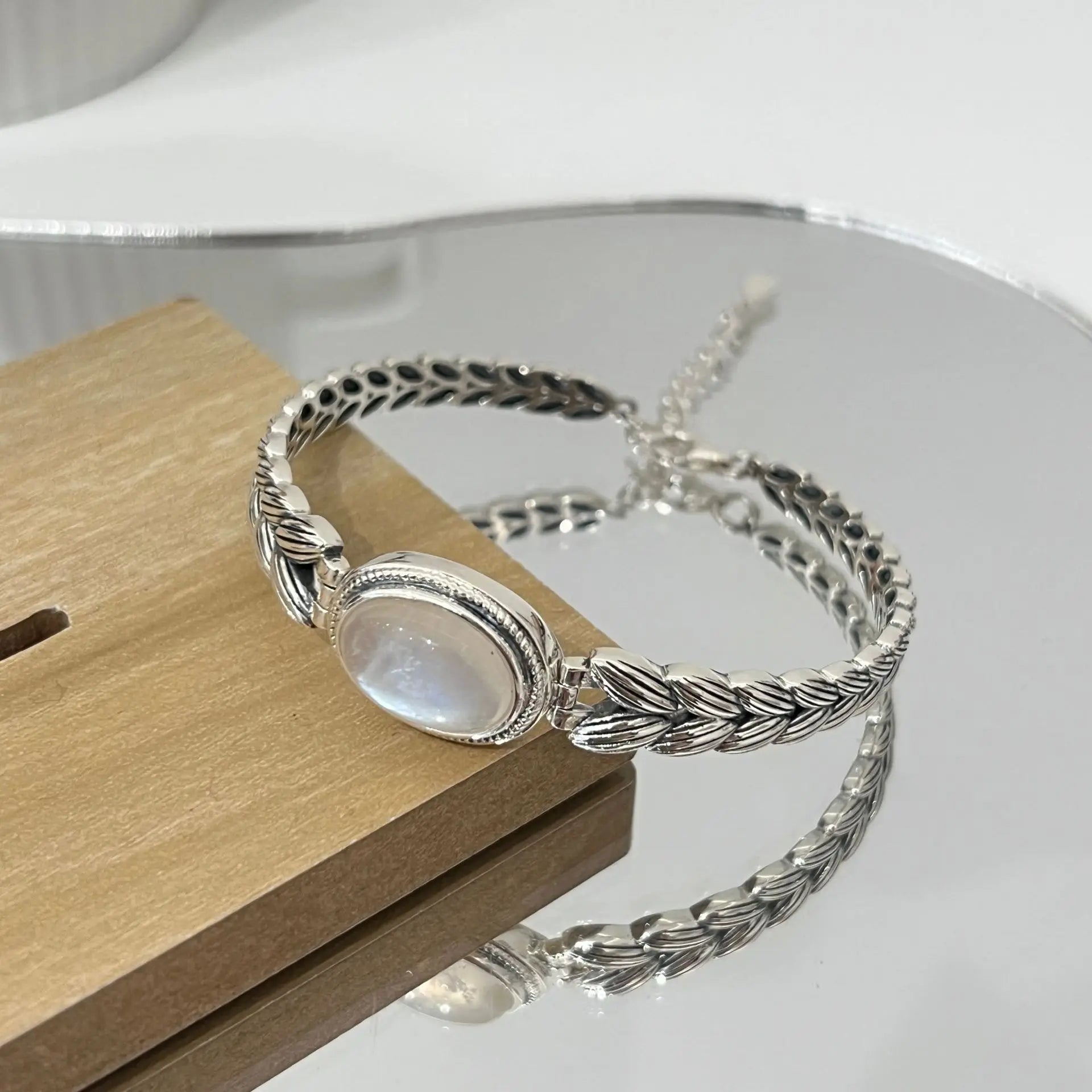 925 Sterling Silver Bracelet Geometric Cube Circle Punk Asymmetric Beaded For Woman Girl Fashion Jewelry Gift Dropship Wholesale