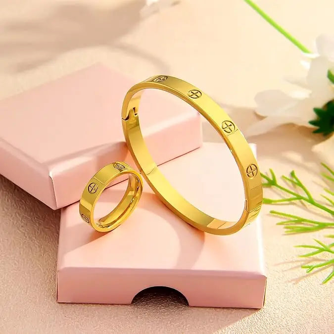 Fashion stainless steel cross pattern bracelet, luxurious trendy and simple design Bracelet men and women Couple jewelry gift