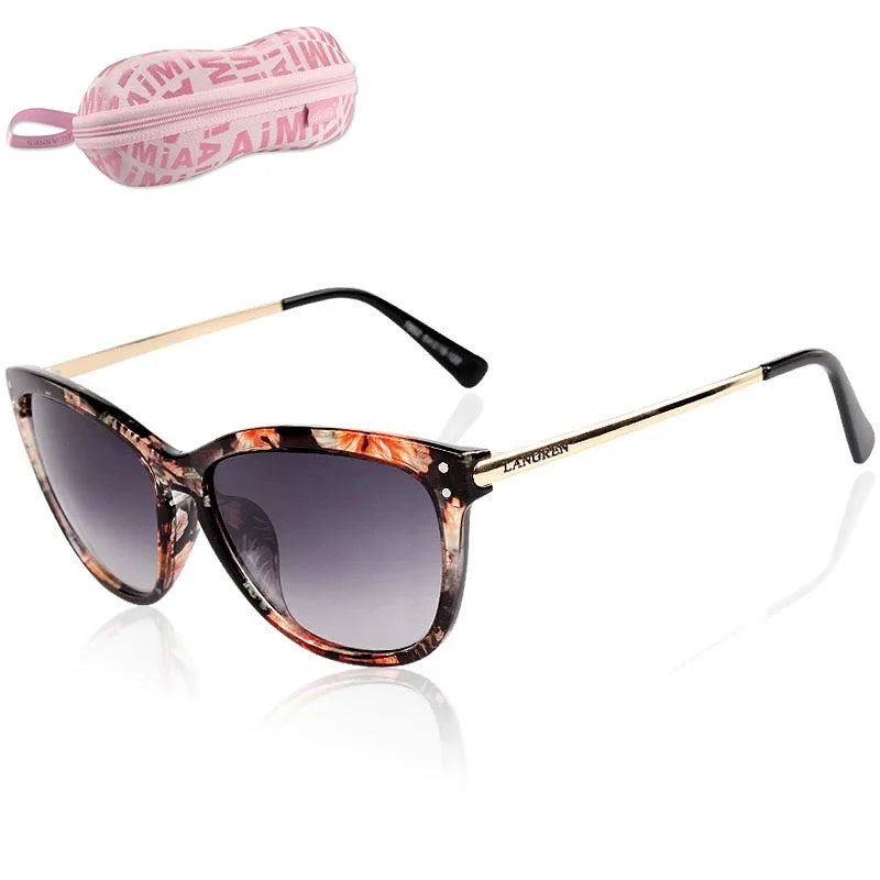 2025 Fashion Classic Vintage Cat Eye Sunglasses - Metal Decorate Women