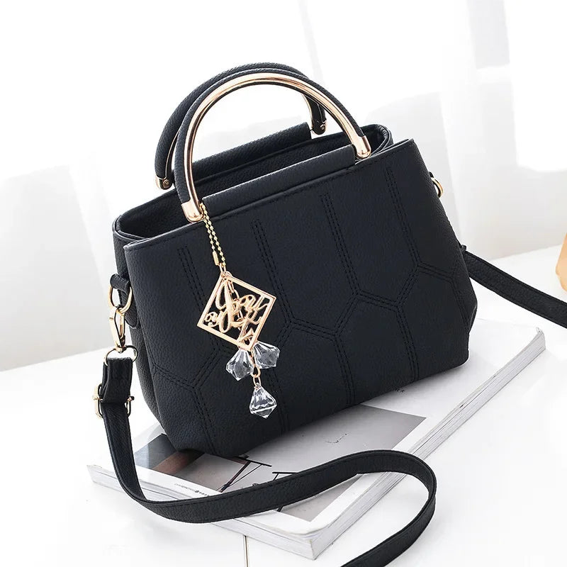 Trendy Women's Handbag Spring Summer New Style Korean Version Simple Small Square Bag Single Shoulder Bag Crossbody Bag