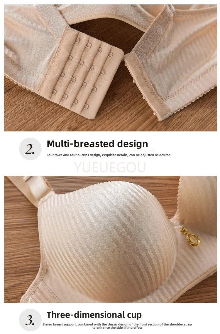 2024 New Girl's 8cm thickened Bra Steamed Bread Cup Adjustable Underwear No Mark No Steel Ring Breast Lingerie push up Bras