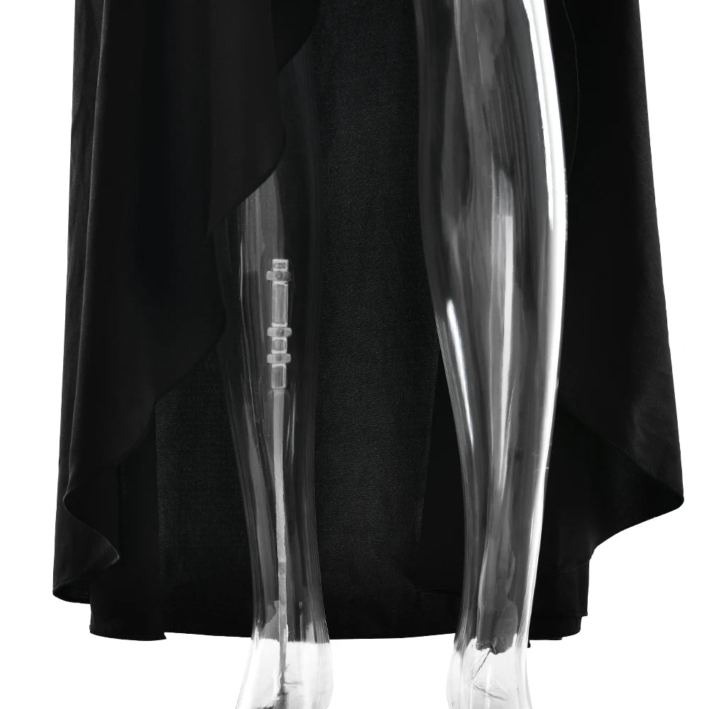 Articat Spaghetti Strap Dress - Satin Split Maxi Evening Gown