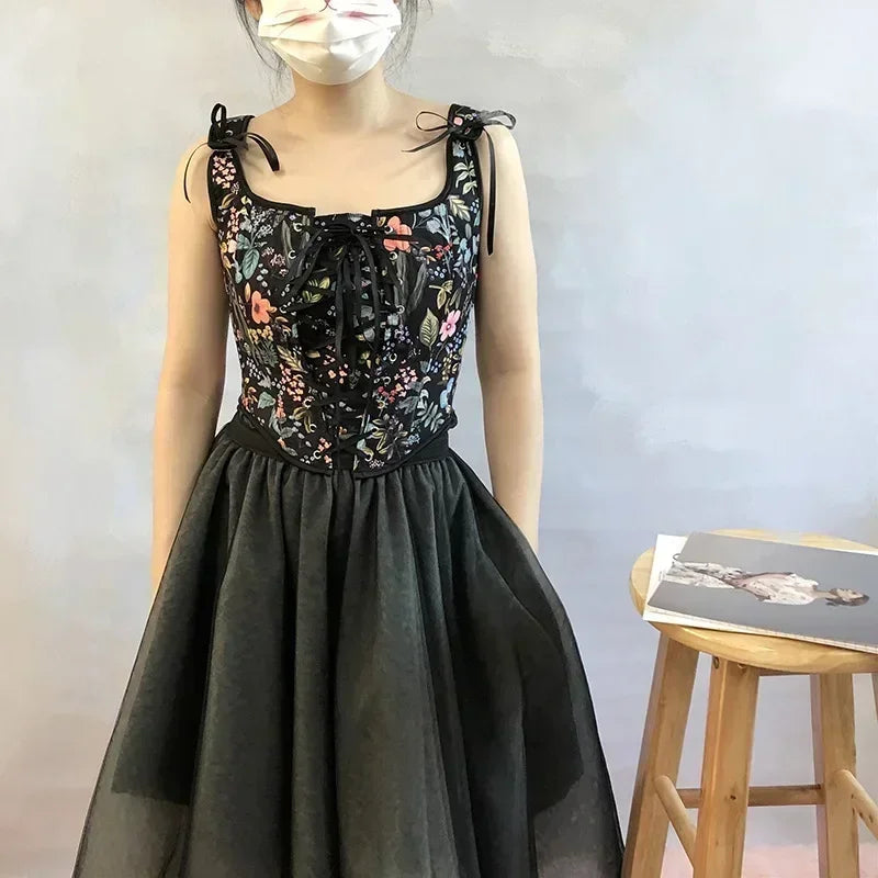 Sexy Lolita Corset - Slimming Bandage Underbust Bustier Top