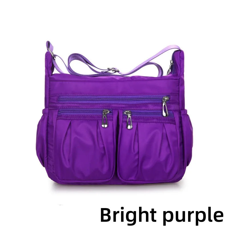 Crossbody for Women Waterproof Tote Casual Nylon Purse Handbag RFID Lightweight Messenger Bag