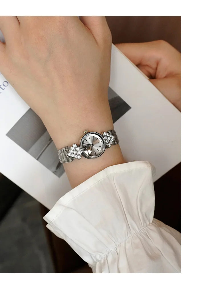 GEDI Luxury Retro High-End Ladies Watches Niche Vintage Quartz Woman Wristwatch Diamond Fashion Casual Watches for Woman