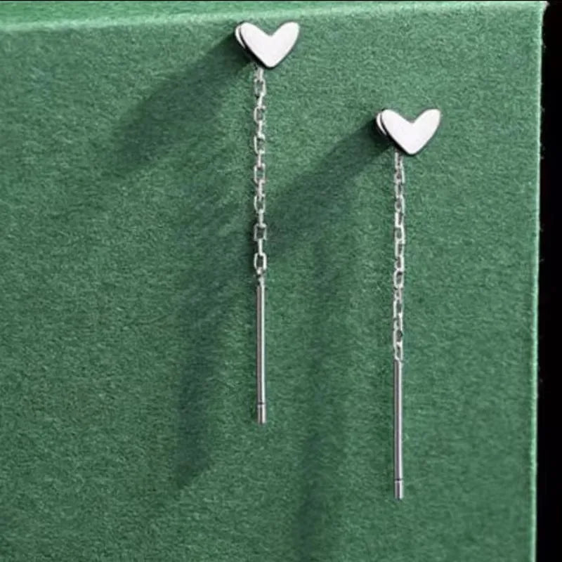 French Luxury Sweet Romantic Long Zircon Tassel Twisted Earrings for Women Temperament Wedding  Banquet Jewelry Gift