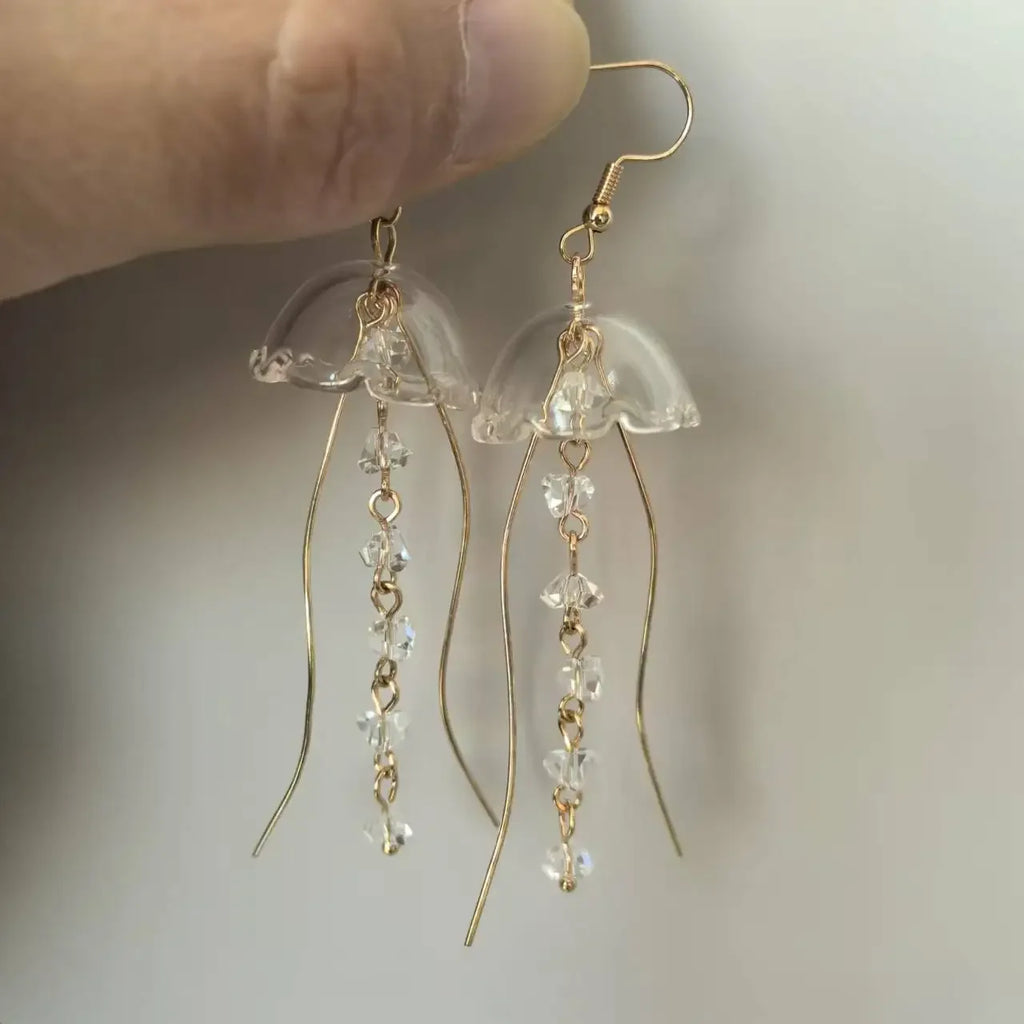 Acrylic Jellyfish Dangle Earrings