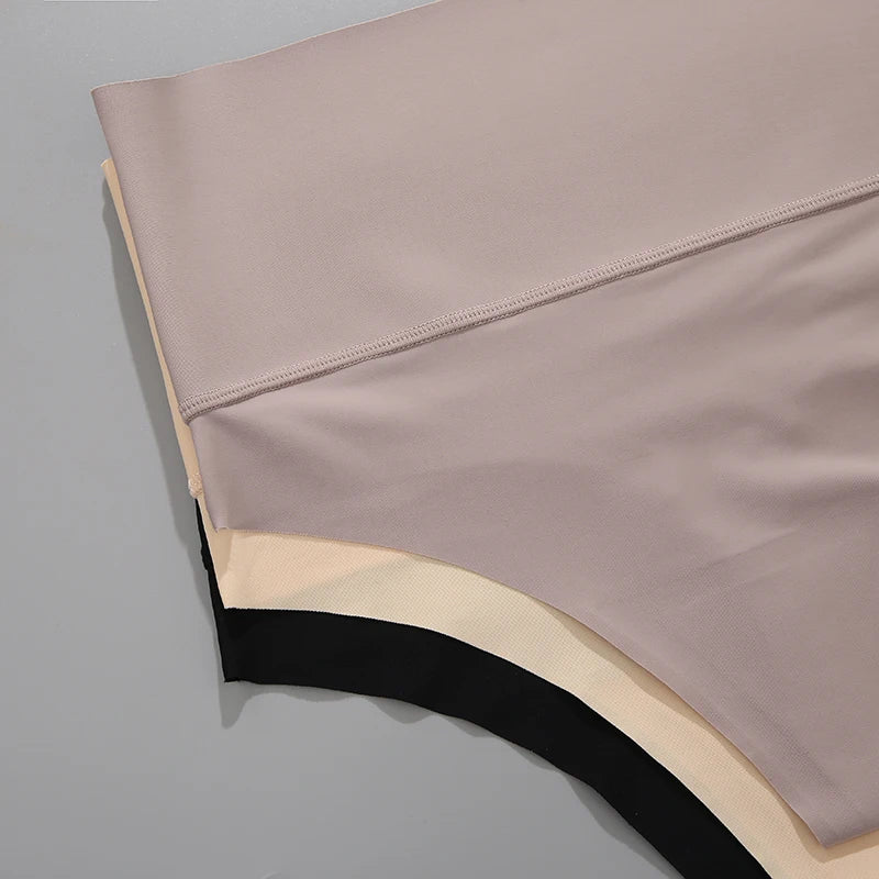 Seamless High Waist Women Thong Black Abdomen Hip Lift Briefs Body Shaping Underwear Breathable Female Panties Plus Size S-XL