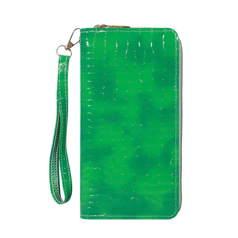 Classic Wallet, Large Capacity Clutch Purse With Zipper, Card Holder With 8 Slots And Multiple Compartments, Elegant Hand Clutch