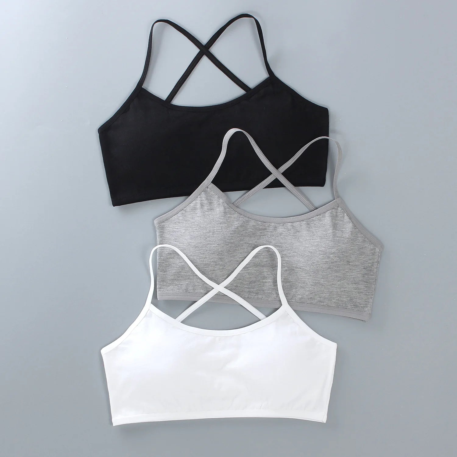 Teenage Girls Training Bras - Cotton Soft Sports Bra 8-16 Years