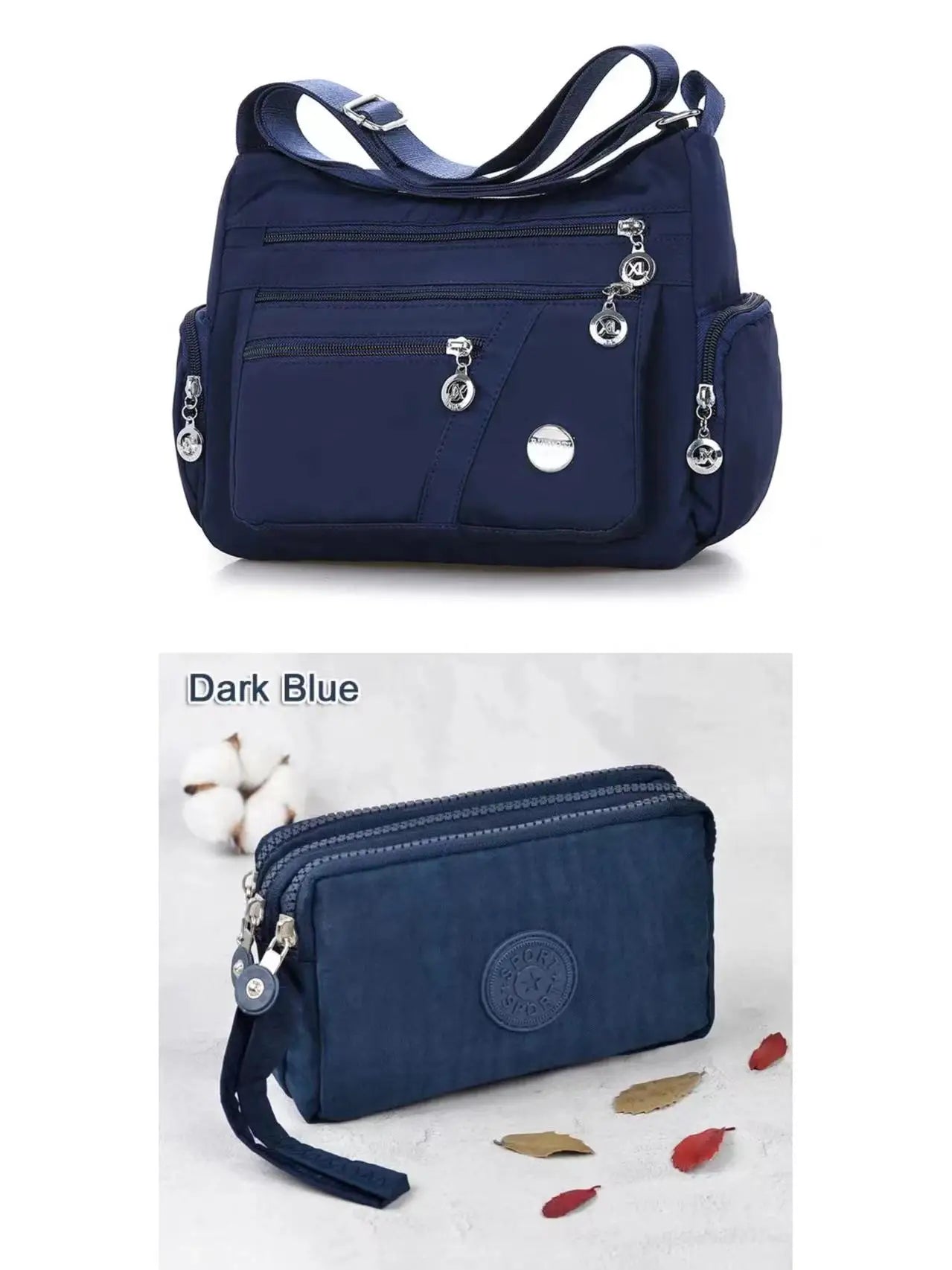 Crossbody for Women Waterproof Tote Casual Nylon Purse Handbag RFID Lightweight Messenger Bag