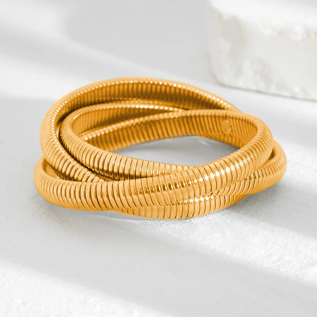 KMVEXO Vintage Layer Geometric Chunky Bangles Gold Silver Color Metal Cuff Open Stacking Bracelet Bangle Streetwear Punk Jewelry