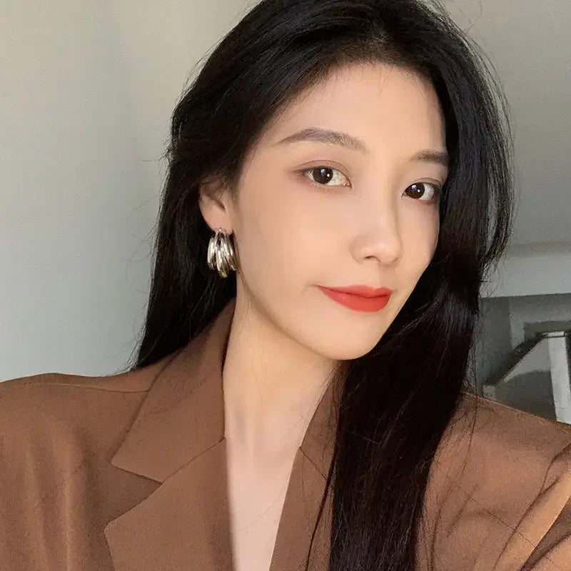 Hot Sale Statement Vintage Clip on Earrings Without Piercing for Women Fashion Earrings Party Gift Jewelry Clip Earrings