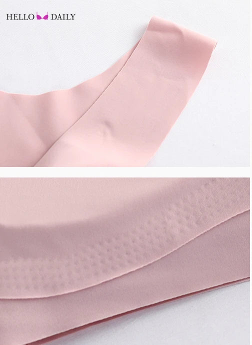 Ice Silk Sleep Bra - Seamless Yoga Sports Bralette