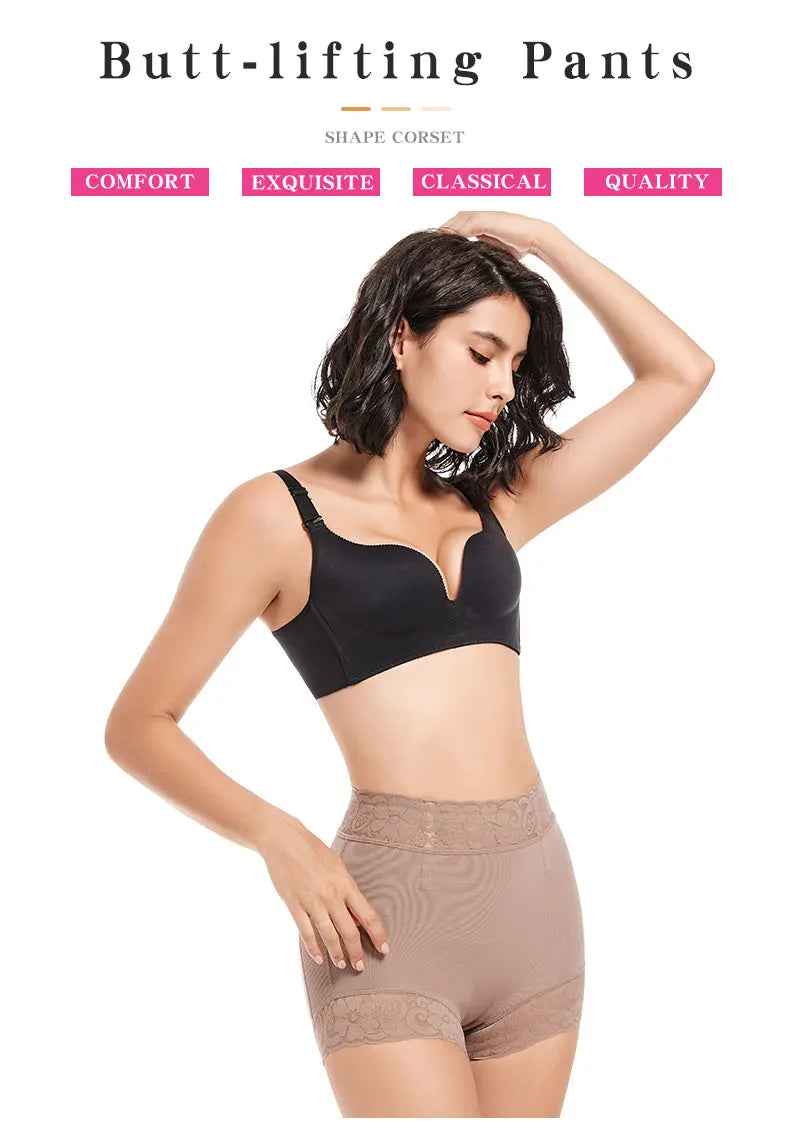 Women Body Shaper Shorts - Fajas Butt Lifter Control Panty