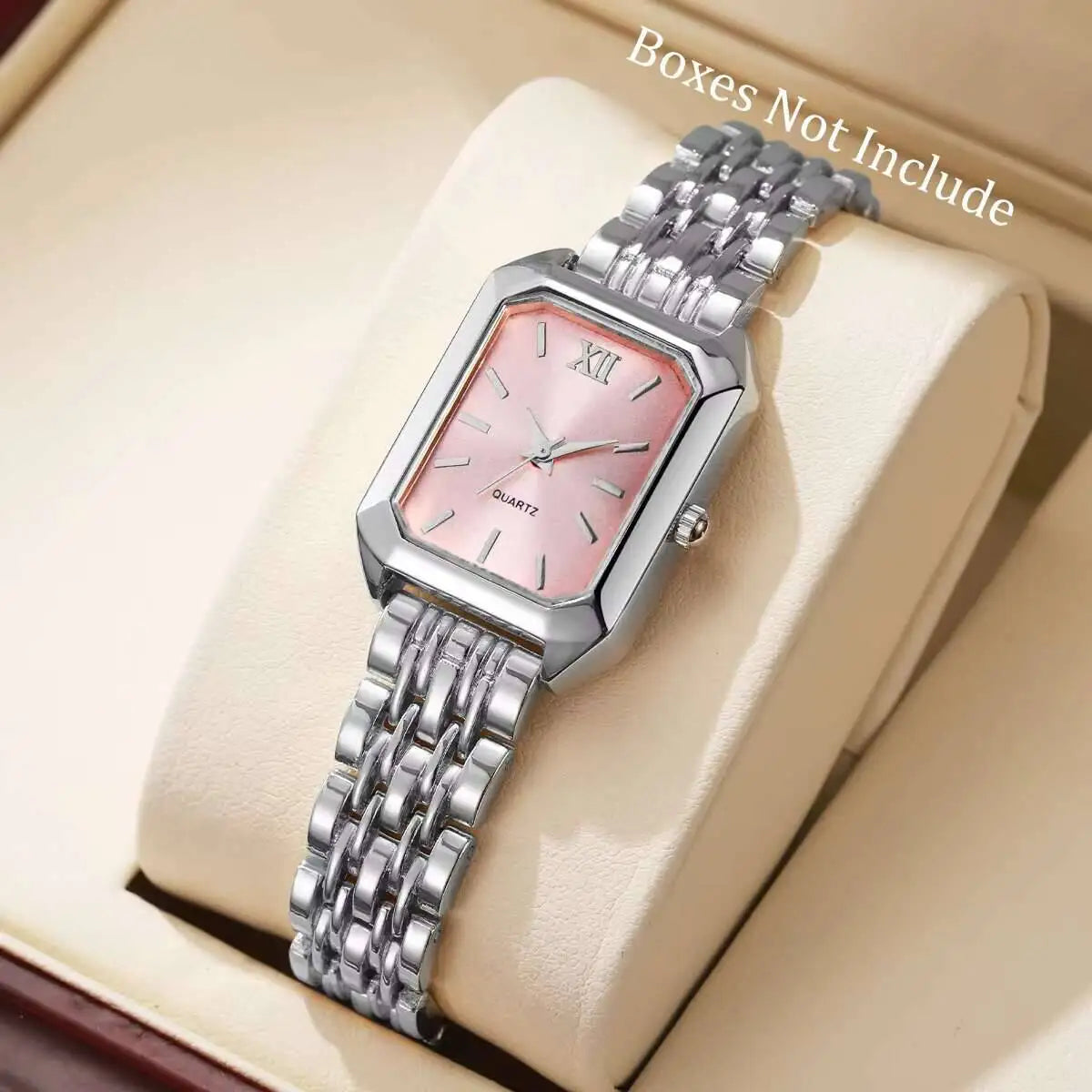 Fashion Rectangle Quartz Watch - Luxury Analog Wristwatch Gift