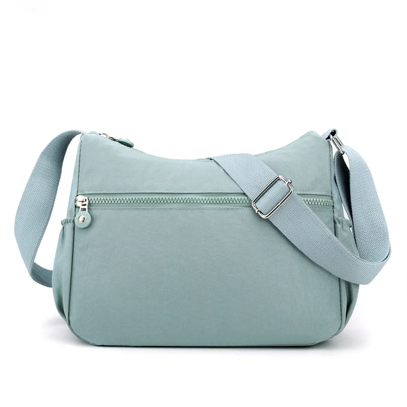 High capacity Shoulder Crossbody Bag for Women Purse Waterproof Nylon Handbag Suitable for mothers, shopping, vacation use