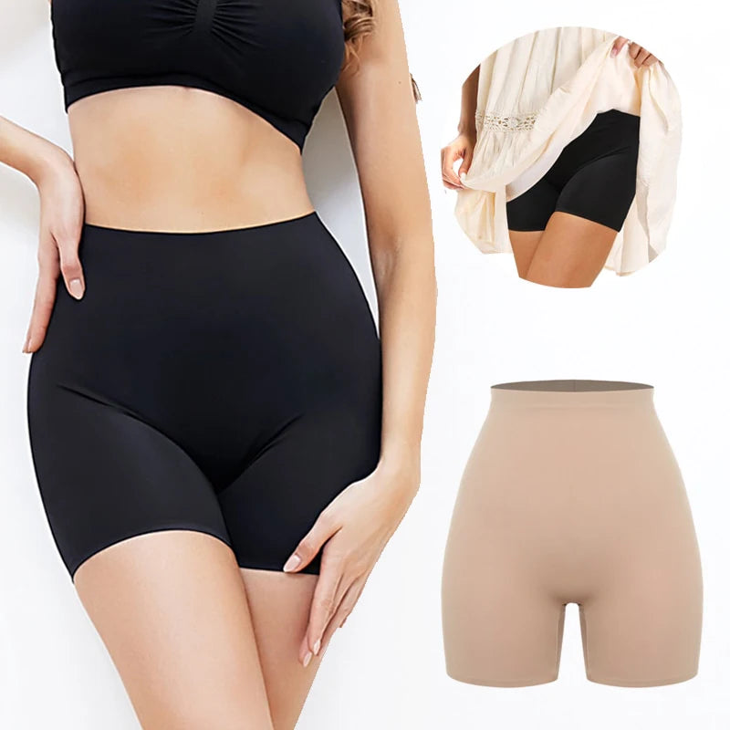 High Waisted Shaper Shorts - Smooth Boyshorts Tummy Control