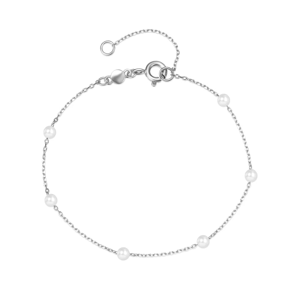 CANNER European American Style Eight-Pointed Star Zircon Bracelet S925 Sterling Silver Personality Simple Versatile Bracelet
