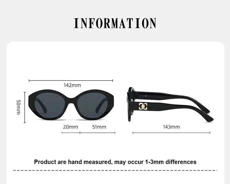 2025 Luxury Small Round Sunglasses - Unisex Designer Gradient UV400