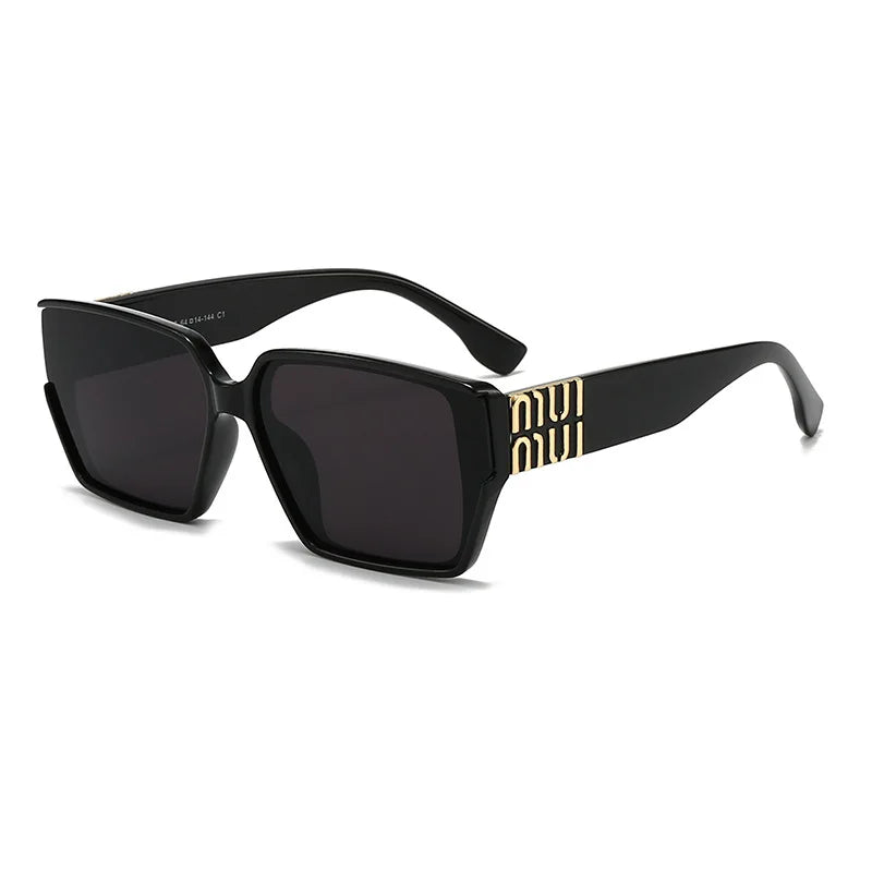 Fashion MM Designer Square Sunglasses - Stylish Luxury Unisex UV400