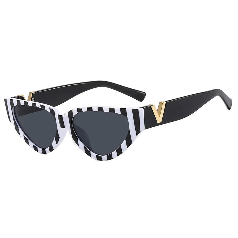 Luxury Vintage Cat Eye Sunglasses - Designer Fashion UV400 Women