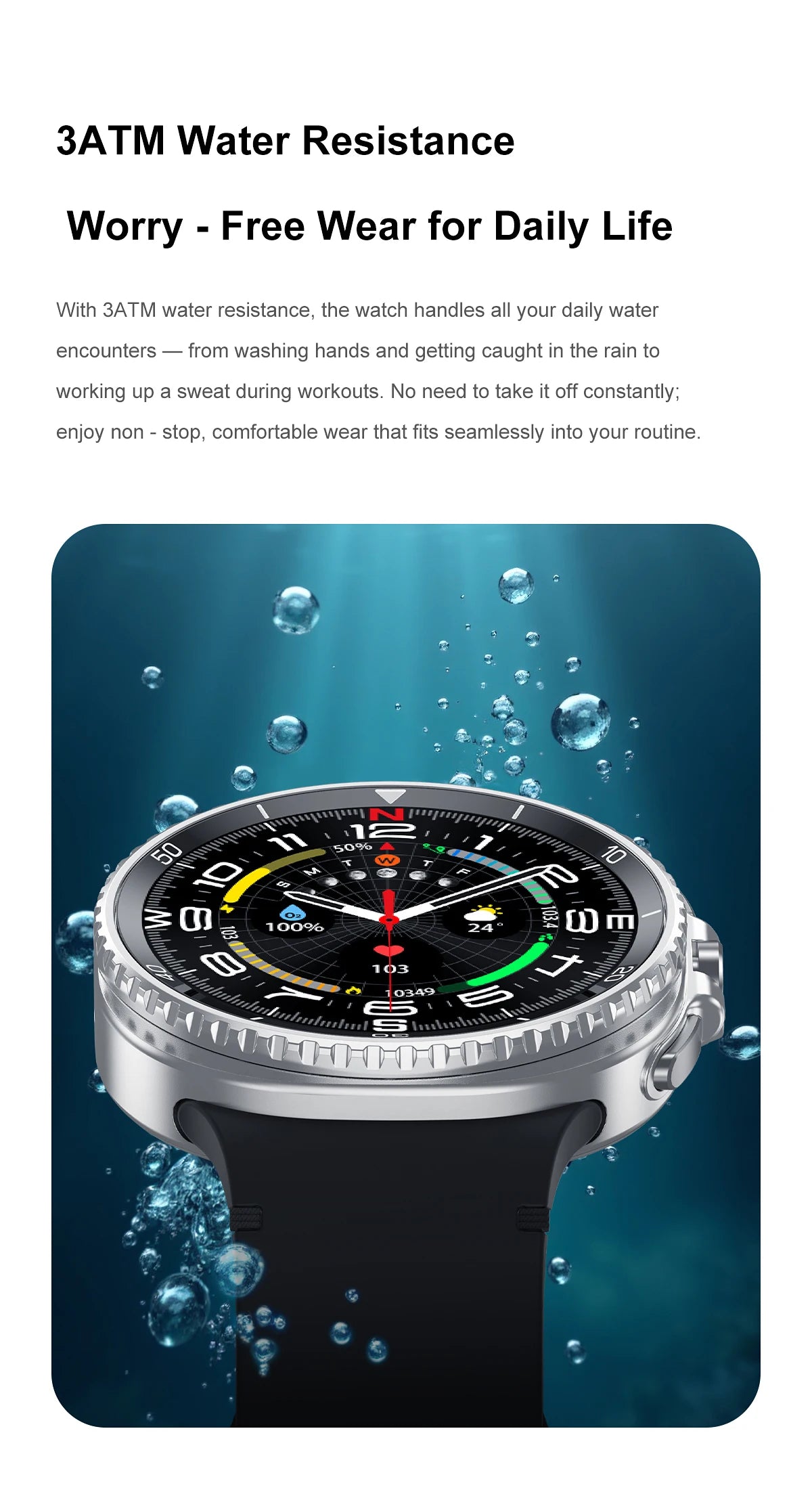 Clone Version For Galaxy Watch8 Classic GPS NFC Smart Watch 46mm AMOLEL BT Call 3ATM Waterproof Galaxy 7 Upgraded Smartwatch Men