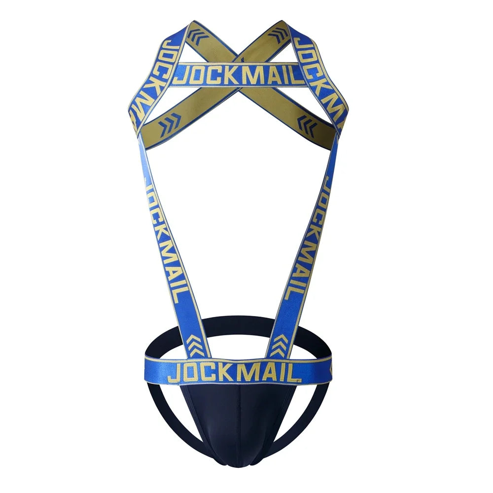 Man Harness Set Sexy Underwear Men Gay Men's Thongs Bodysuit Jockstrap Sissy Tanga Hombre Slip Cuecas Masculinas Sexy Lingerie