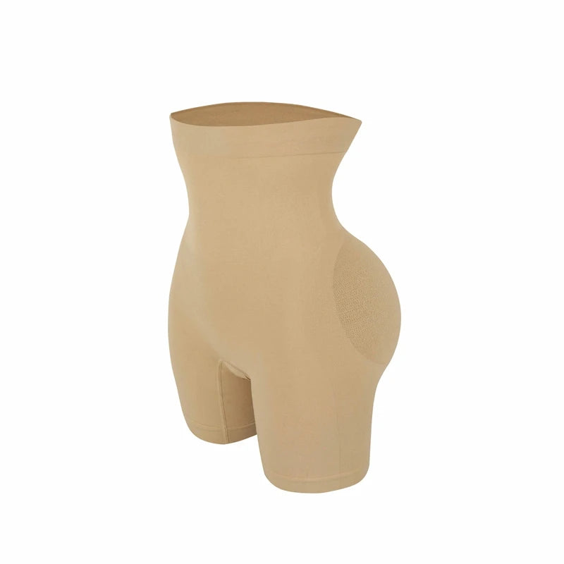 High Waist Body Shaper Shorts - Butt Lifter Mesh Buttock Enhancer