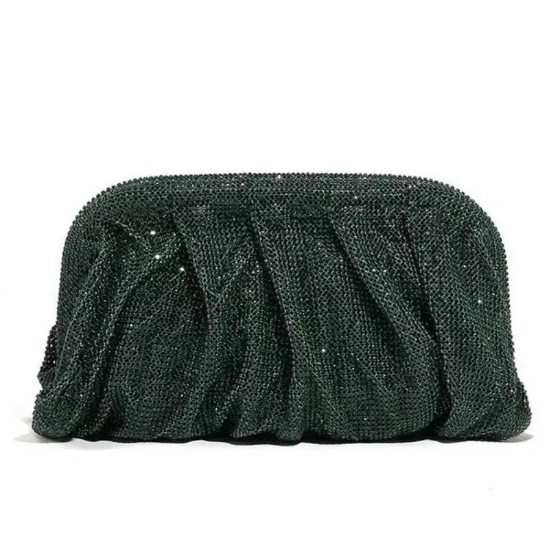 Glamorous Rhinestone Pearl Evening Bag for Women | Elegant Stage Performance Clutch | Sparkly Prom Wedding Party Purse 럭셔리 클러치백