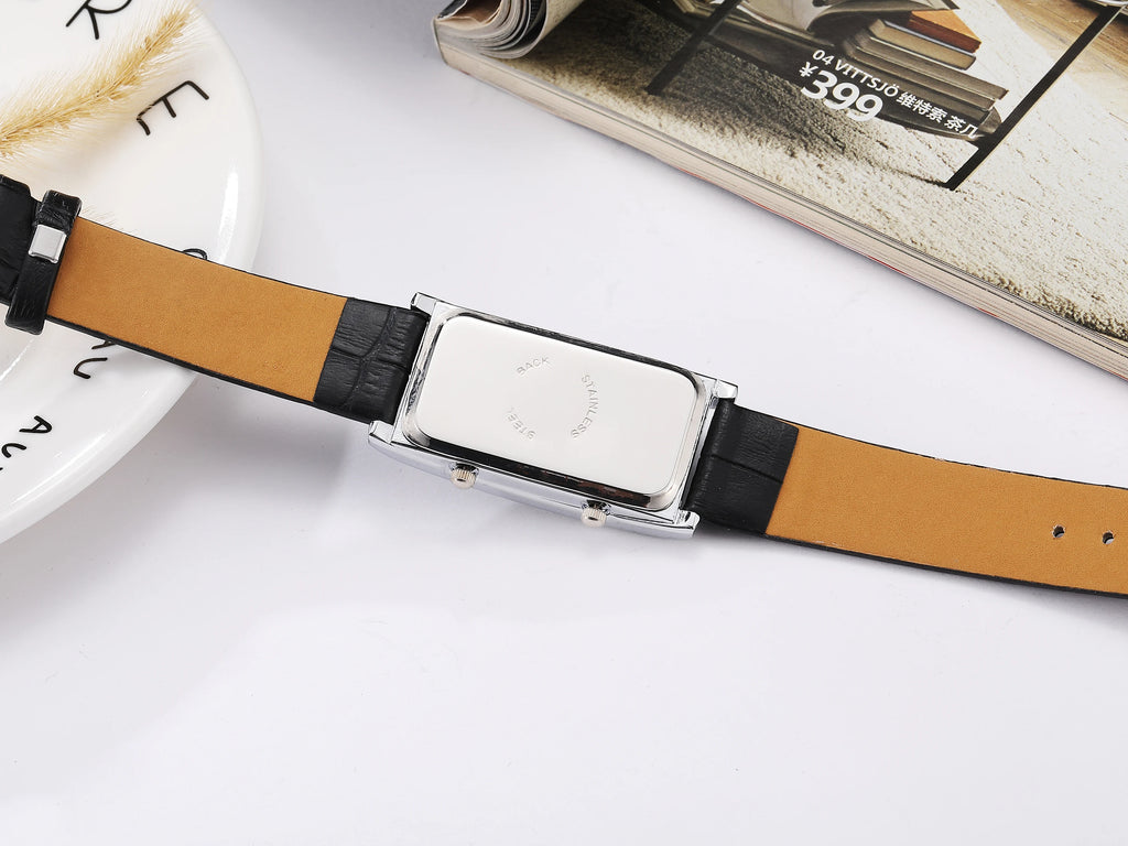 Hot selling fashion leisure business dual time zones dual dial watches for man woman couple watches quartz watches reloj