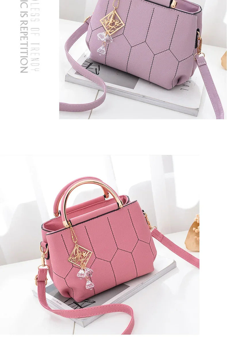 Trendy Women's Handbag Spring Summer New Style Korean Version Simple Small Square Bag Single Shoulder Bag Crossbody Bag