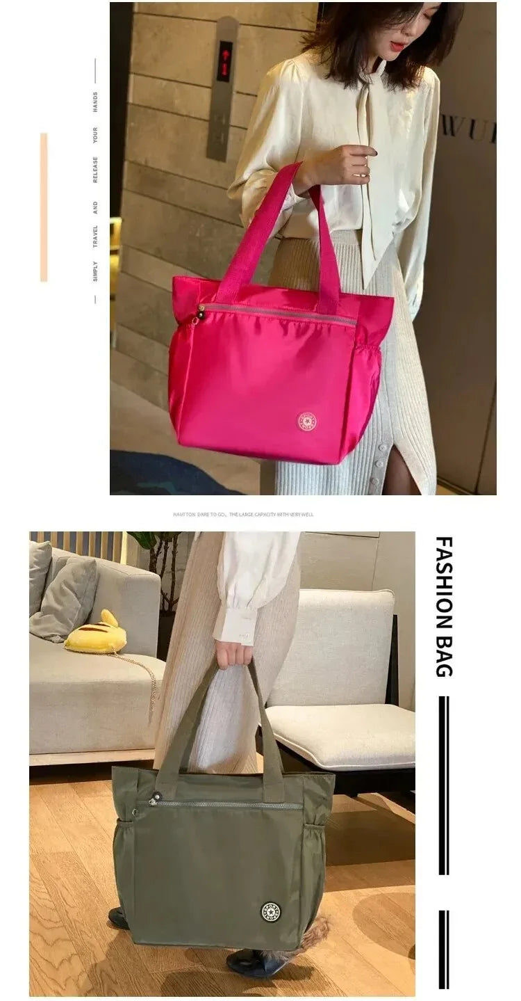 Waterproof Oxford Duffle Bag Large Capacity Women Travel Bags Shoulder Bag Valise Bolsa De Viagem Women's Handbags Shopping Bags