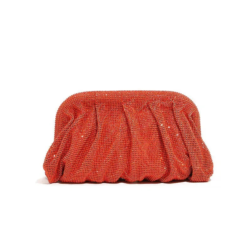 Glamorous Rhinestone Pearl Evening Bag for Women | Elegant Stage Performance Clutch | Sparkly Prom Wedding Party Purse 럭셔리 클러치백