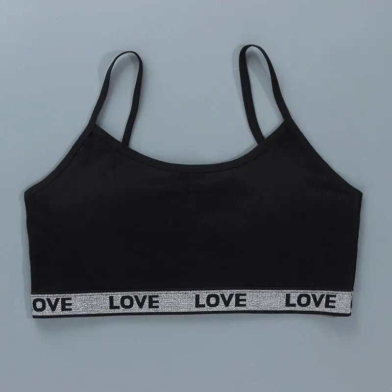 Teenage Girls Training Bras - Cotton Soft Sports Bra 8-16 Years