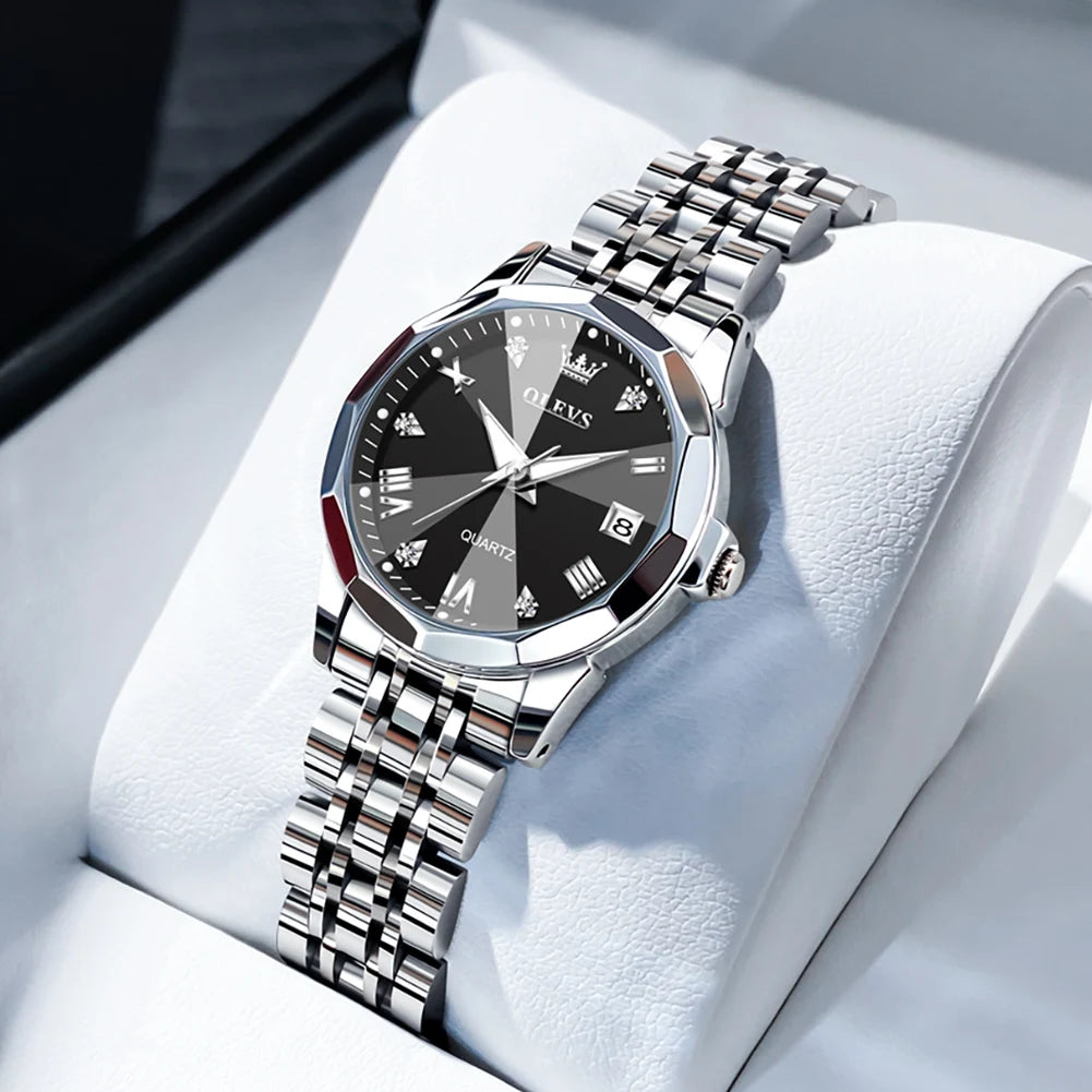 OLEVS Elegant Fashion Women's Watch - Luxury Waterproof Luminous Date