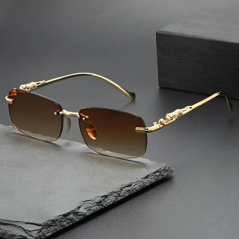 Perfect Fashion Leopard Sports Glasses - Unframed Holiday Party UV400