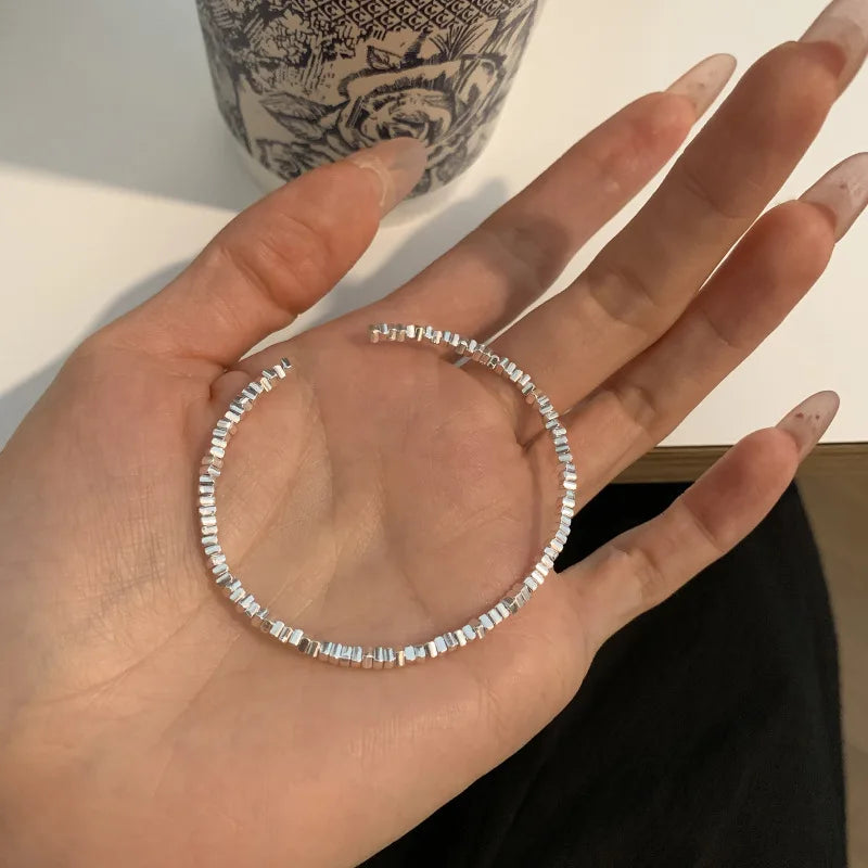 VENTFILLE 925 Sterling Silver Double Layer Pearl Bracelet for Women Girl Design Bead Korean Jewelry Dropshipping