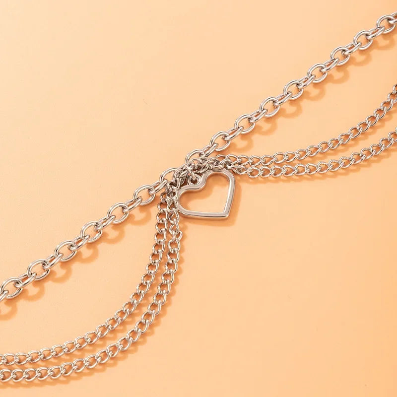Classic Snake Multi-layer Anklet For Women Starfish Heart Shell Sexy Chain On Foot Leg Female Ankle Bracelet Beach Jewelry