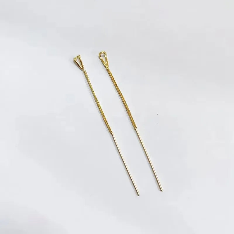 French Luxury Sweet Romantic Long Zircon Tassel Twisted Earrings for Women Temperament Wedding  Banquet Jewelry Gift