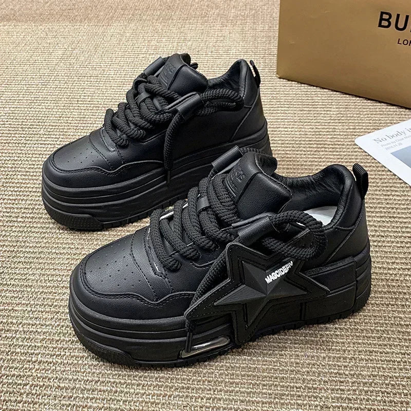 Star Designer Lightweight Sports Shoes - Platform Anti-Slip Sneakers